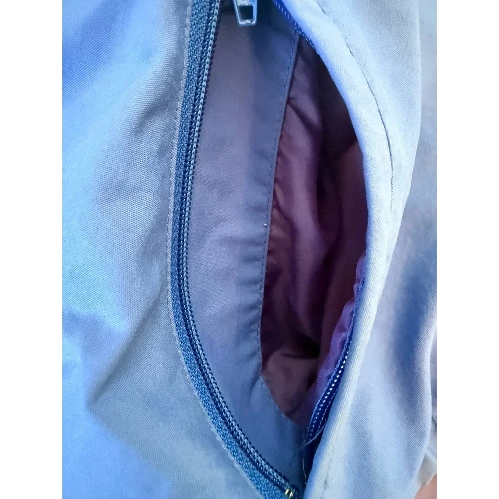 Eastern Mountain Sports EMS Jacket Mens Large Blue Full Zip Mock‎ Neck Pockets